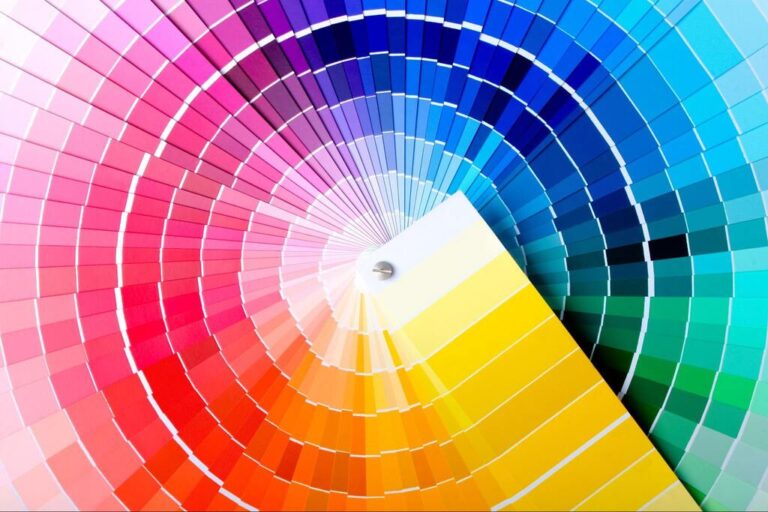 cartelas de cores
